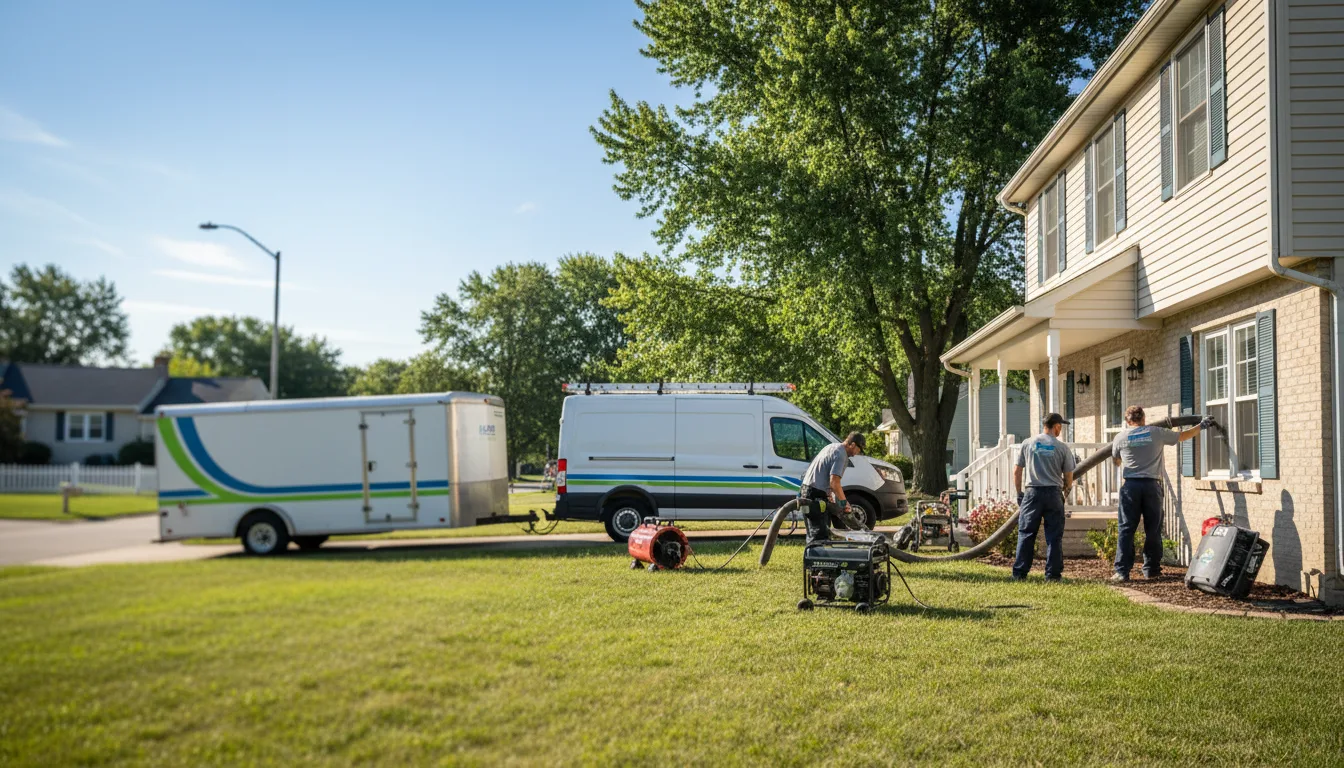Flooded Basement Restoration And Cleanup With Repair in Auburn, IA near me